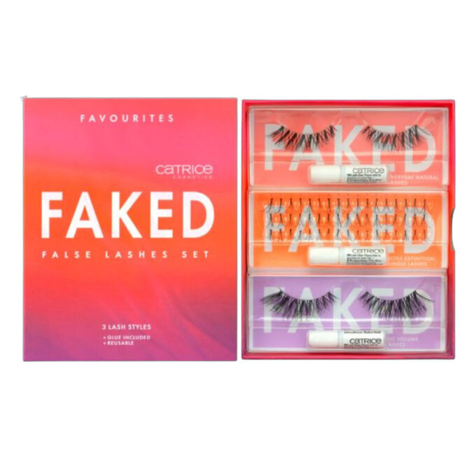 Catrice Faked false eyelashes set - 3pcs