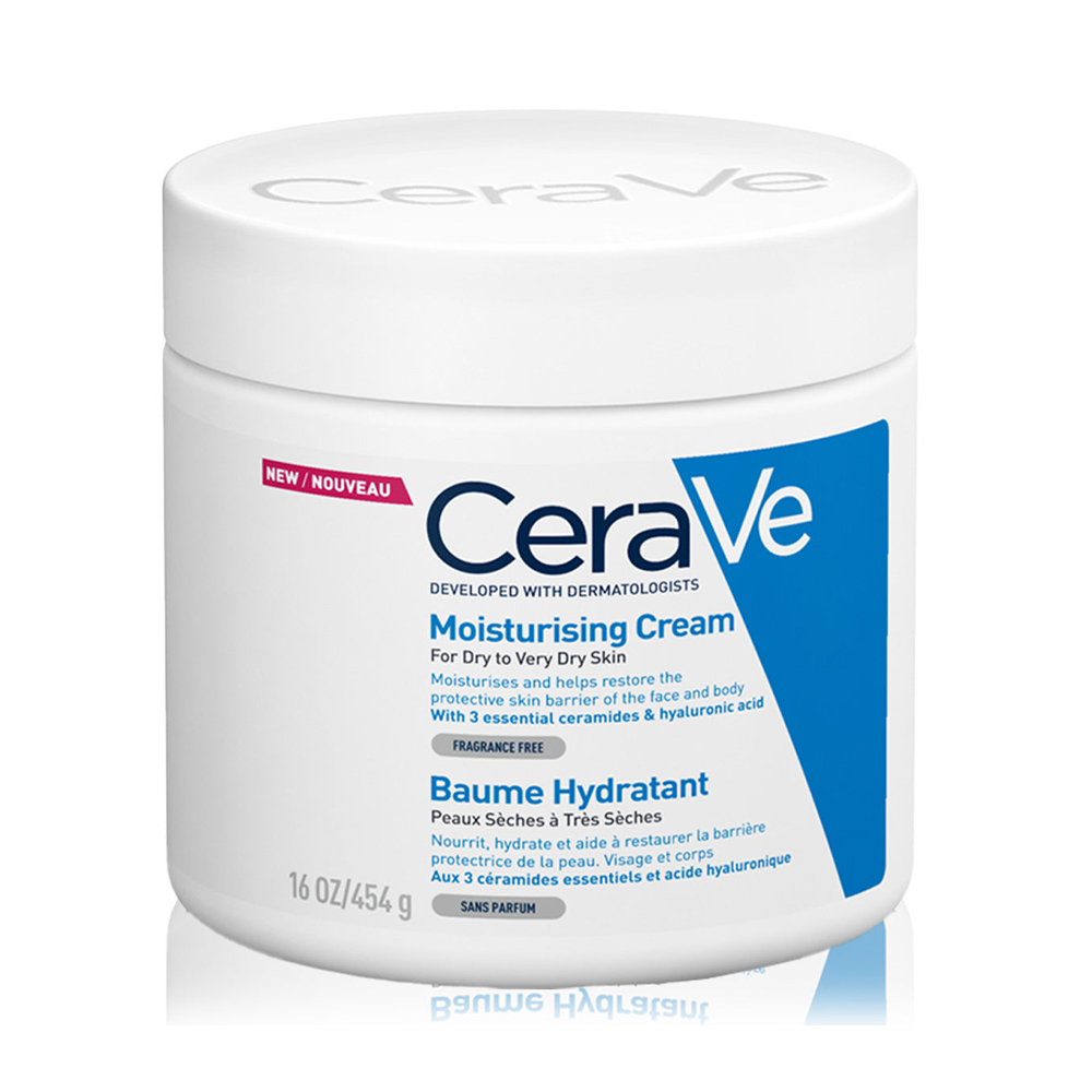 Cerave Moisturizing Cream for Dry Skin with Hyaluronic Acid - 454g