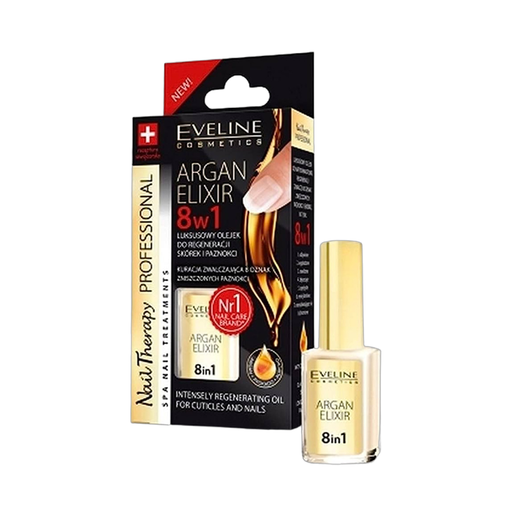 EVELINE Nail Therapy Nail Strengthening Oil 12ml with Argan - 12ml
