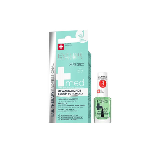 EVELINE Nail Therapy Professional Med+ Curing Nail Serum - 12ml