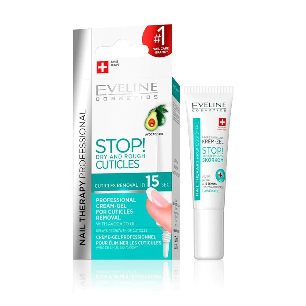 EVELINE Nail Therapy Cuticle Remover Stop - 12ml