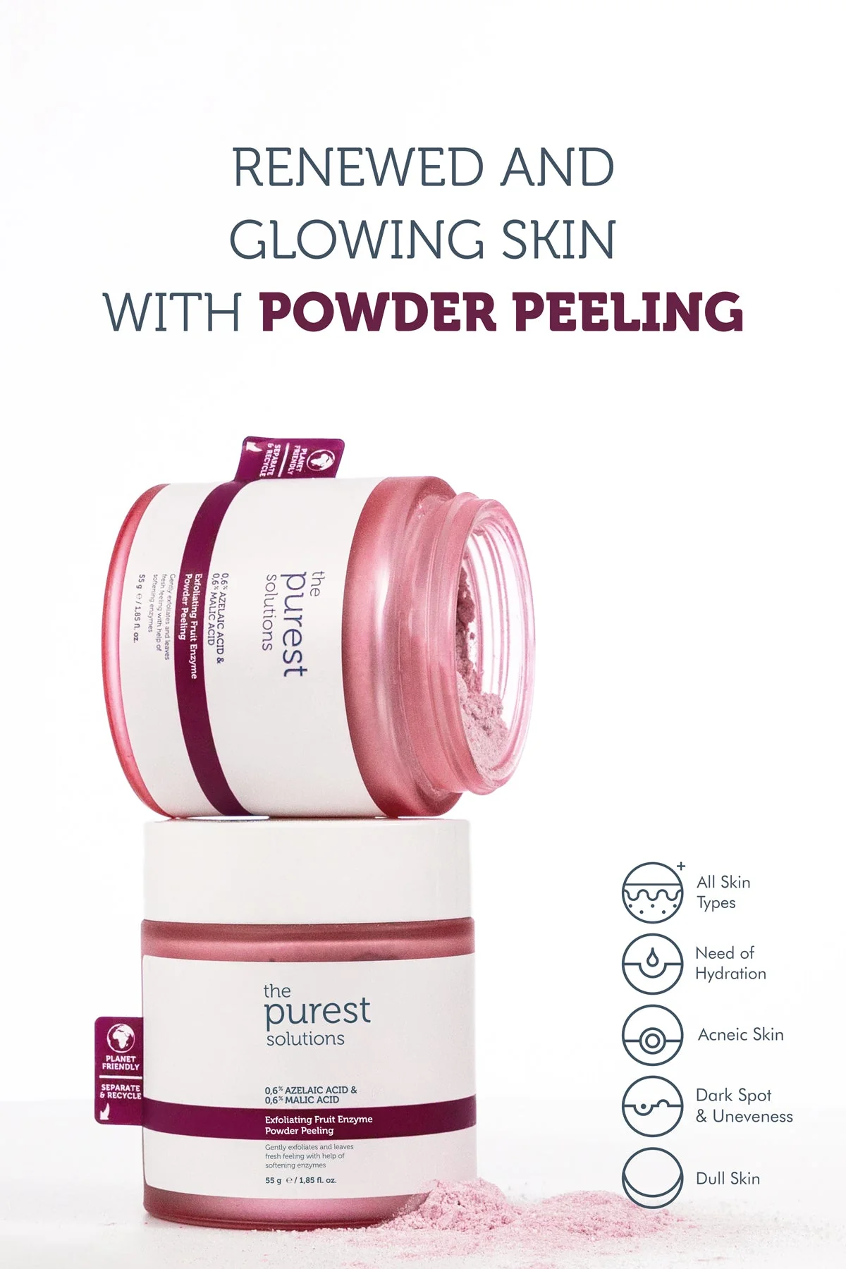 The Purest Exfoliating Fruit Enzyme Powder Peeling 55g - Image 3