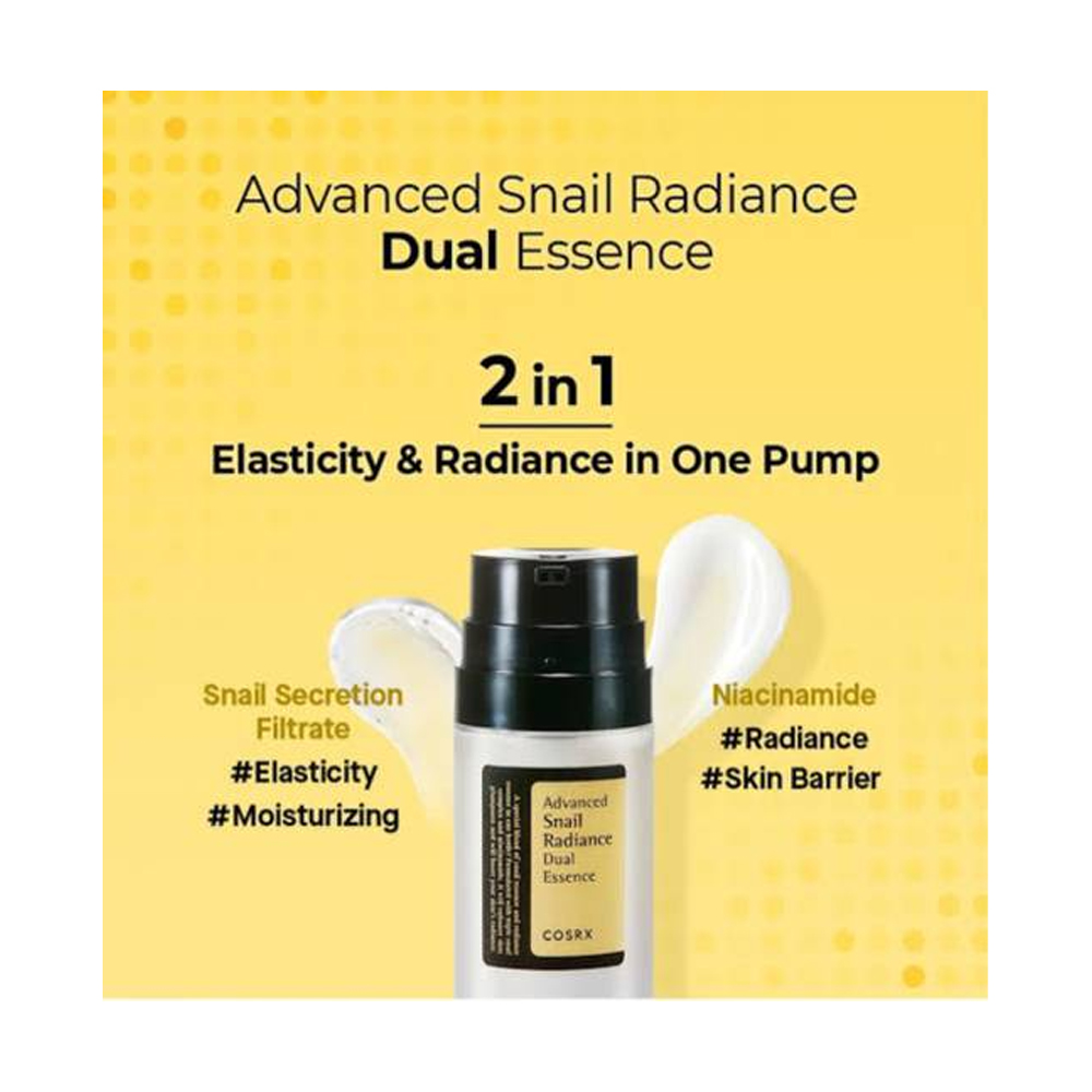 Cosrx Advanced Snail Radiance Dual Essence - 80ml - Image 3
