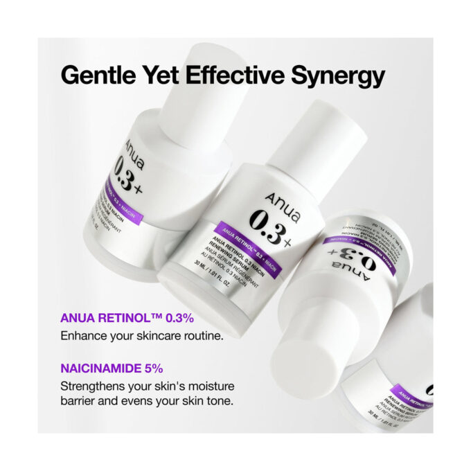 Anua Nano Retinol 0.3% + Niacin Renewing Serum - 30ml - Image 2
