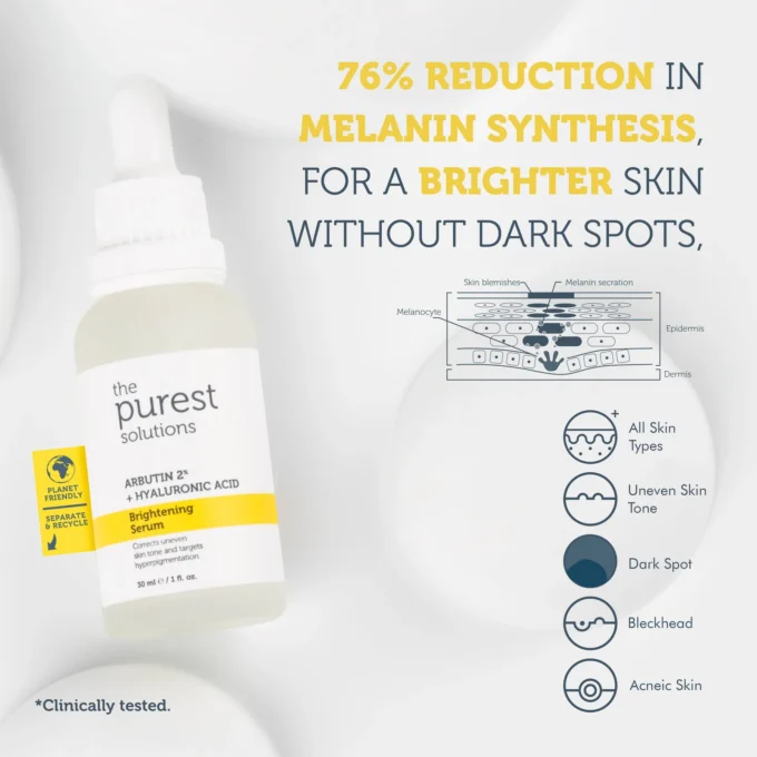 The Purest Brightening and Anti-Blemish Arbutin Skin Care Serum 30 ml - Image 3