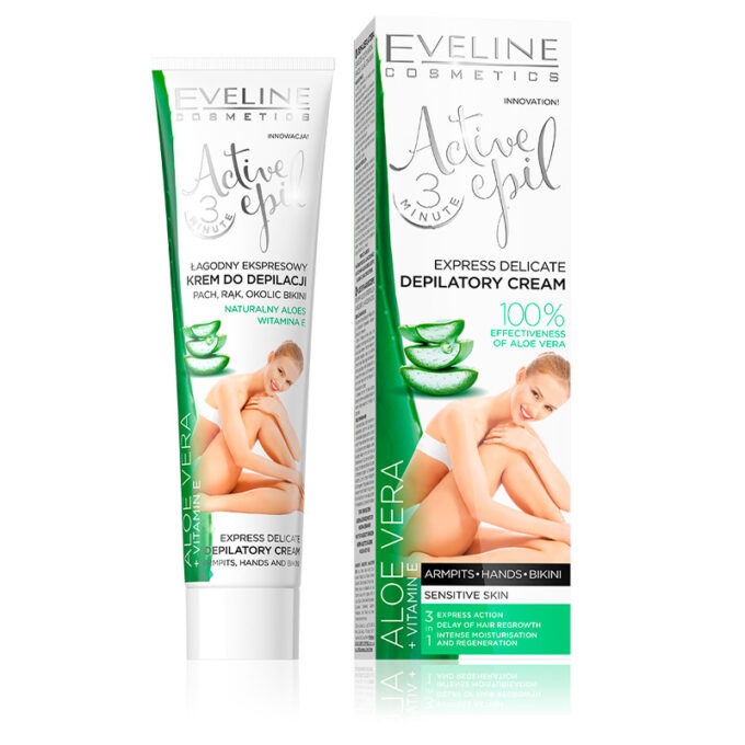 Eveline Express Delicate Depilatory Cream Aloe Vera - 125ml