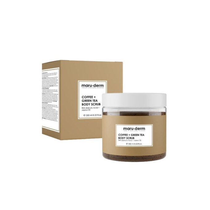 maru.derm Coffee + Green Tea Body Scrub - 250ml